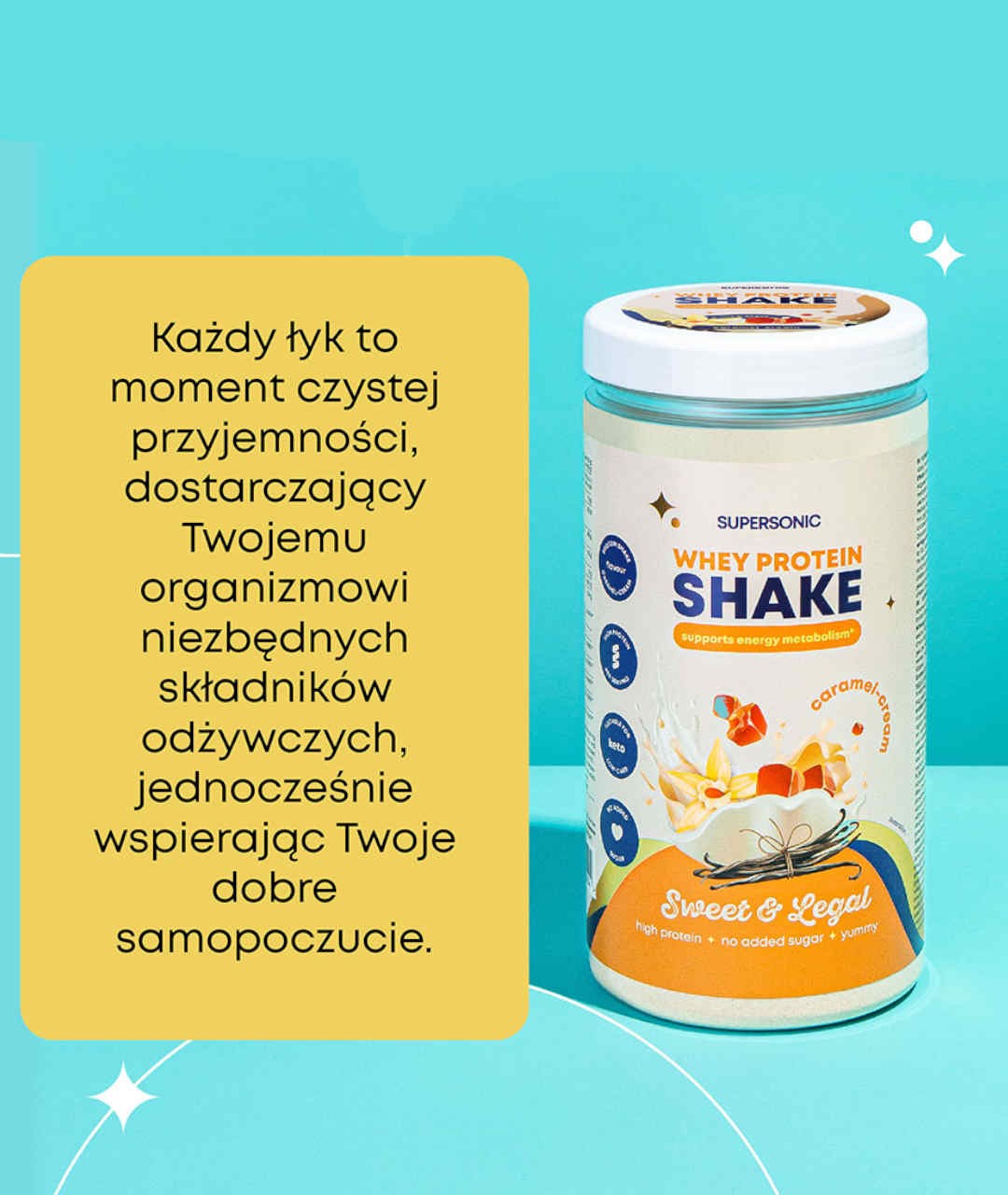 Supersonic Shake Proteinowy Wspieraj Cy Metabolizm Energetyczny O Smaku