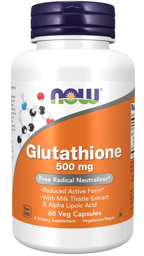 Glutation Mg Z Ostropestem I Kwasem Alfa Liponowym Now Foods