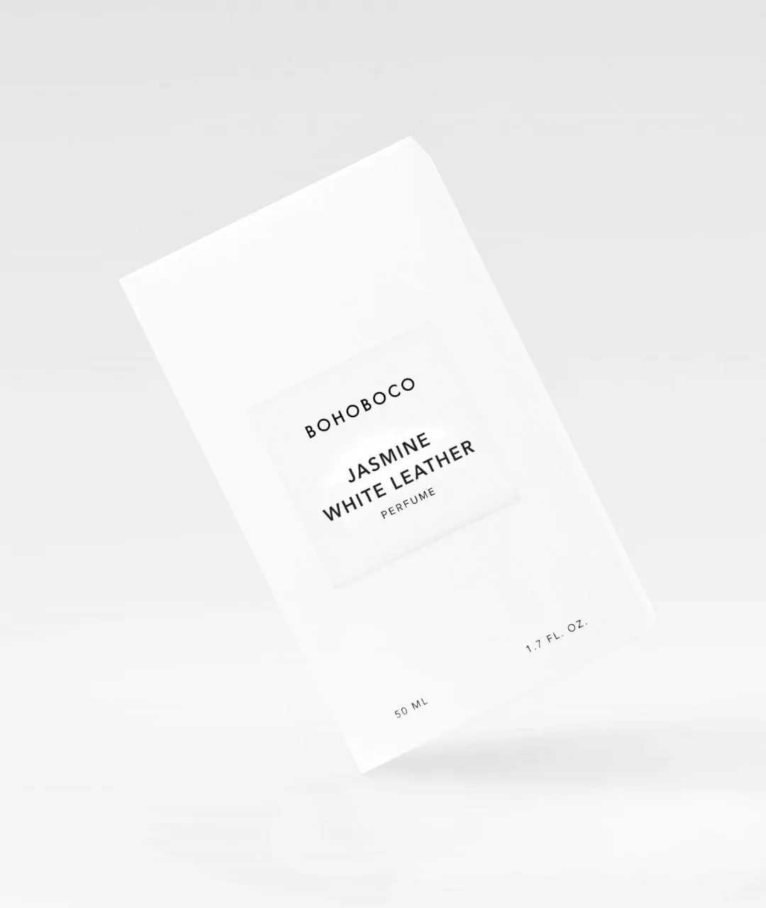 Jasmin White Leather 50 ml background pack