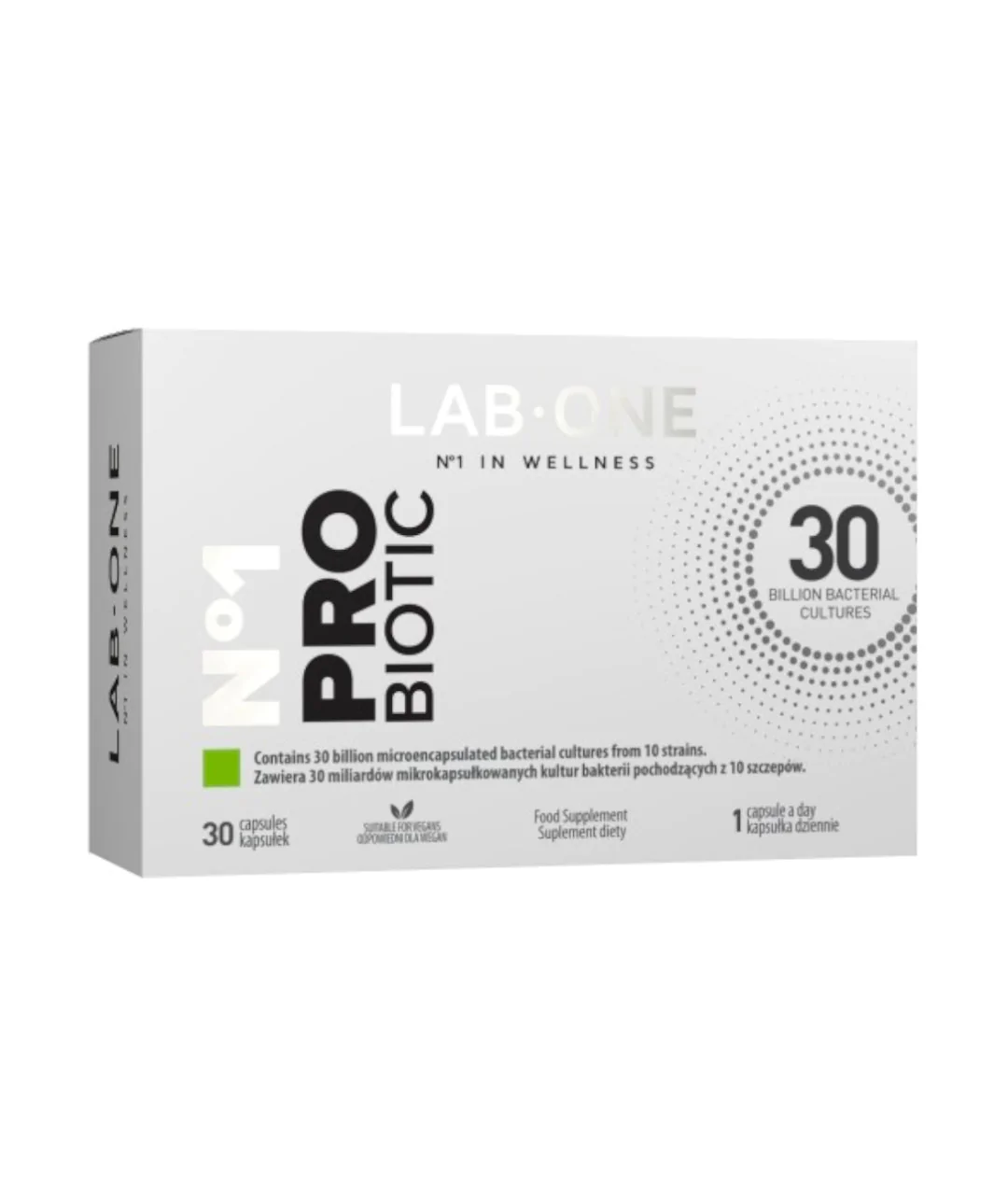 N°1 ProBiotic 30 kapsułek opakowanie