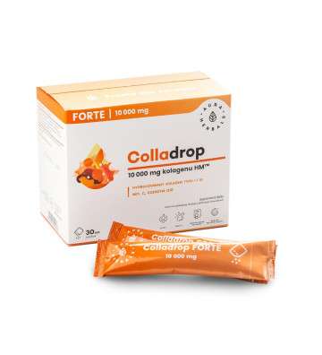Colladrop Forte, kolagen morski 10000 mg, saszetki 30 szt. - Aura Herbals