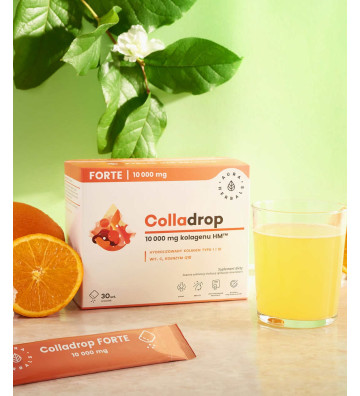 Colladrop Forte, kolagen morski 10000 mg, saszetki 30 szt. - Aura Herbals 3
