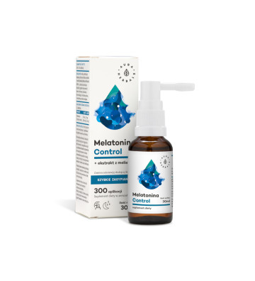 Melatonina Control + Melisa, aerozol 30ml - Aura Herbals 1