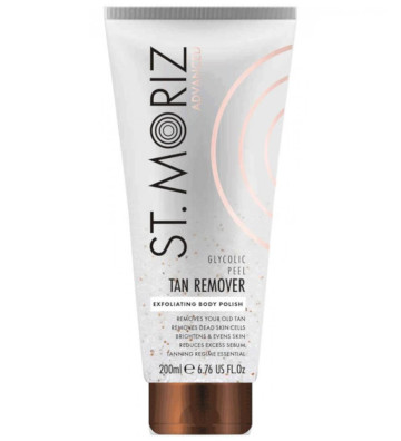 Peeling with glycolic acid effectively removes remnants of previous tan 200ml - St. Moriz 2