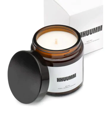 Świeca sojowa - malina, piżmo, skórka cytrynowa 120ml - HHUUMM 2