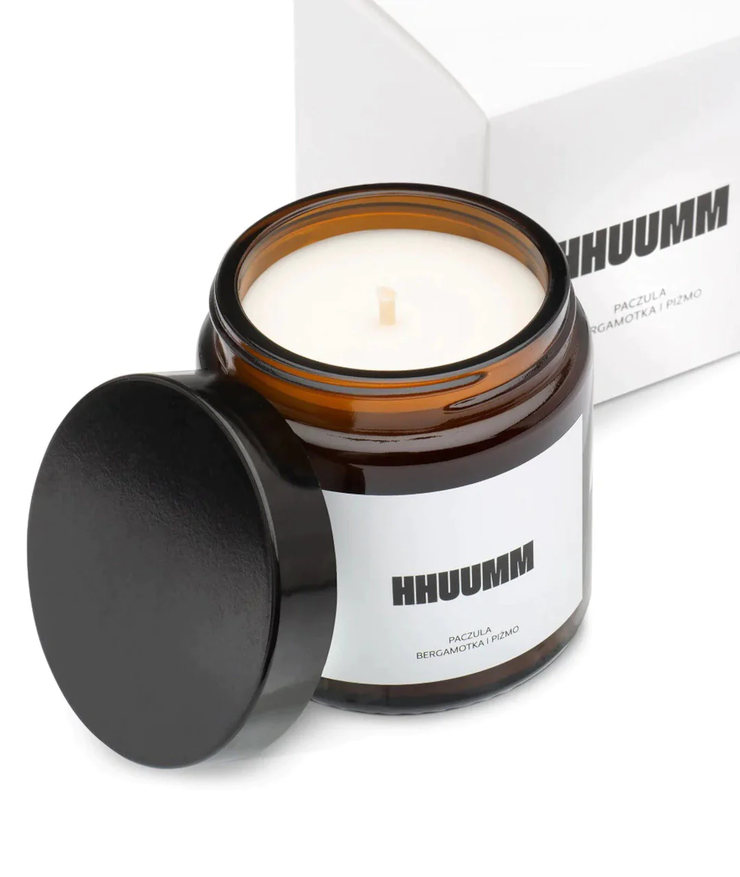 Świeca sojowa - drzewo sandałowe, kaszmir, bursztyn 120ml 2
