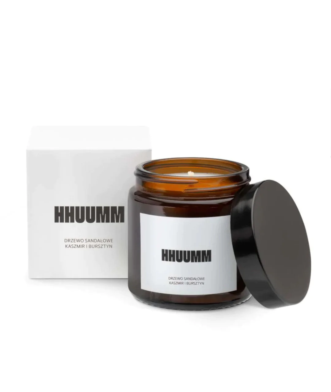 Świeca sojowa - drzewo sandałowe, kaszmir, bursztyn 120ml Świeca sojowa - drzewo sandałowe, kaszmir, bursztyn 120ml