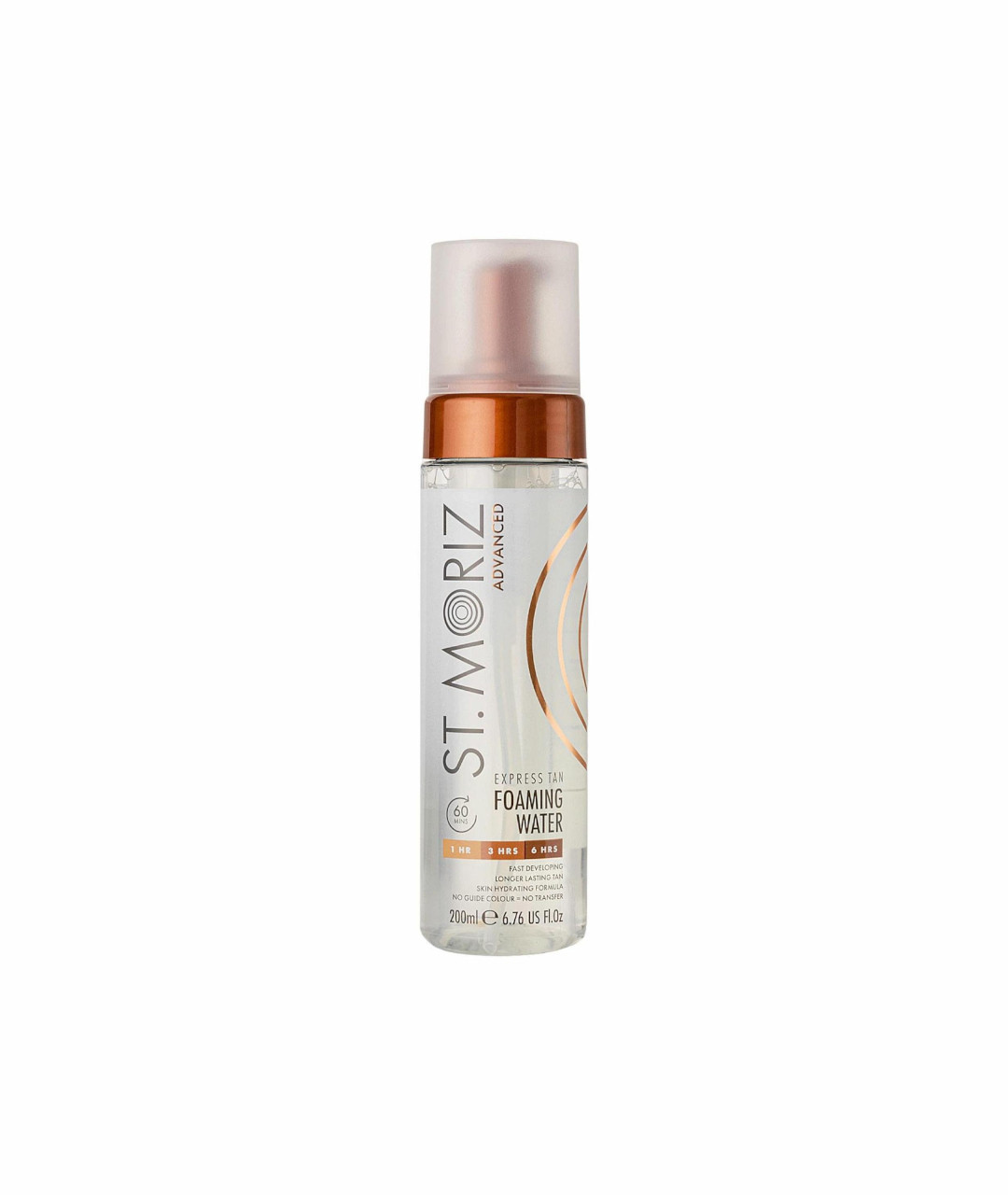 Clear instant selftanner in foam 200ml St. Moriz