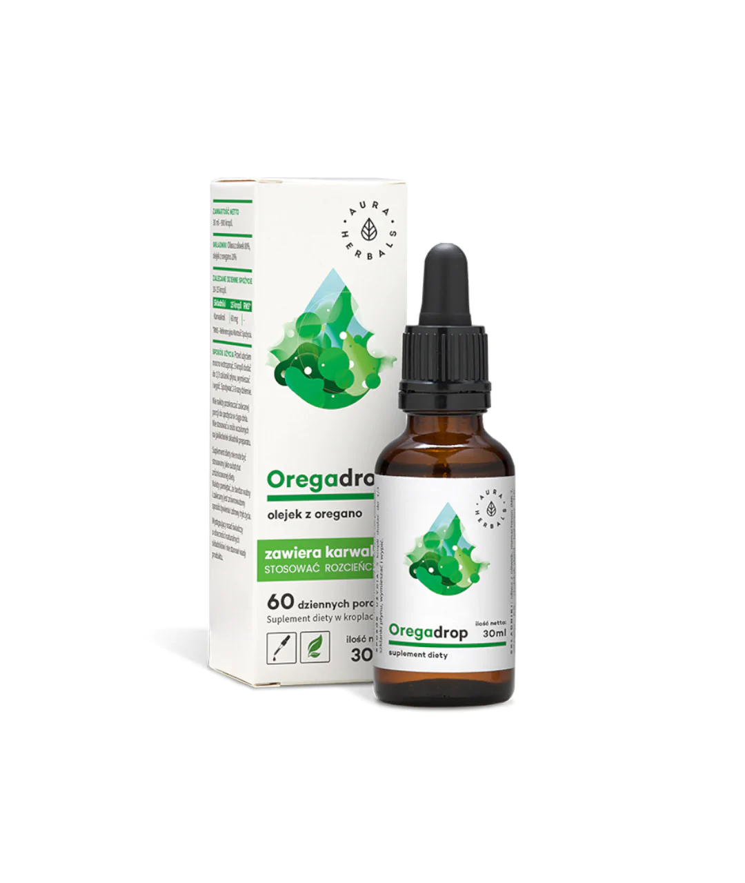 Oregadrop, Olejek z Oregano, krople 30ml Oregadrop, Olejek z Oregano, krople 30ml