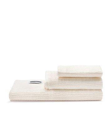 Ręcznik Lniany - Wafel Cream 4