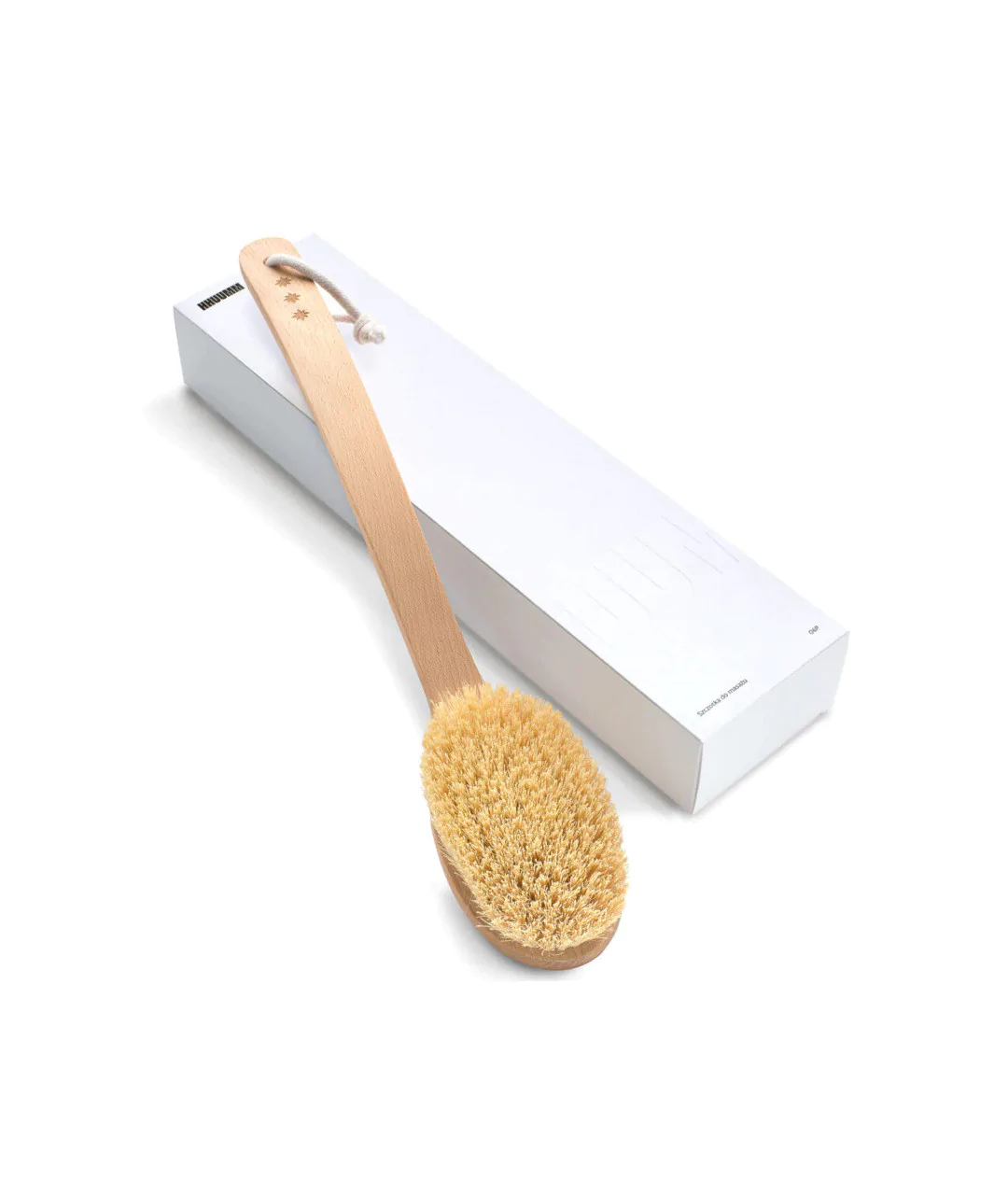 Body massage brush, bent No.6P