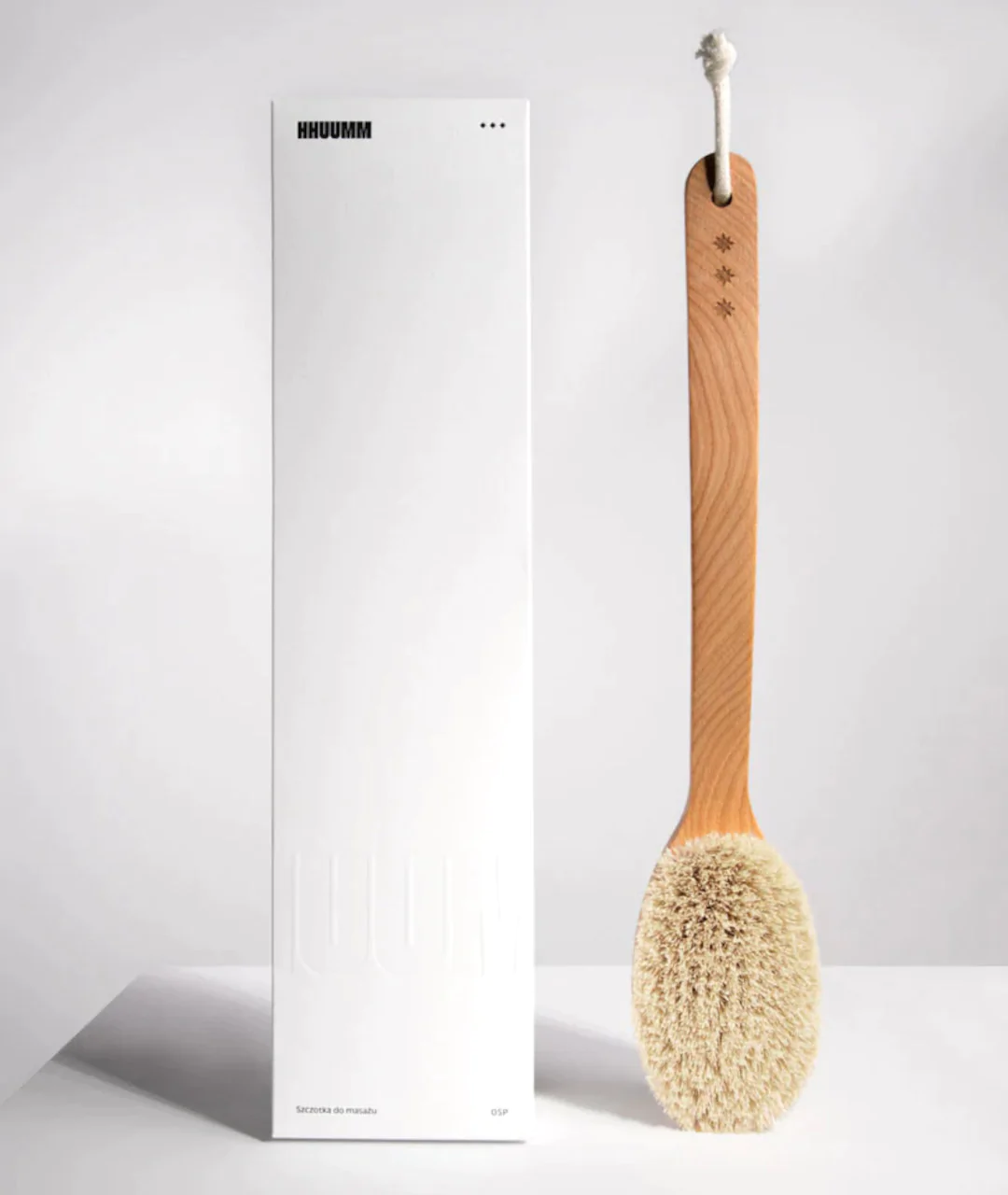 Body massage brush, bent No.6P 2