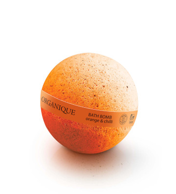 Nourishing chilli orange bath ball 170g - Organique