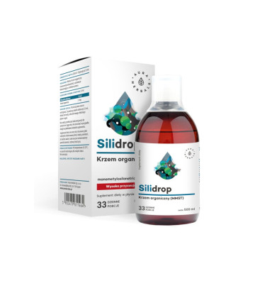 Silidrop, krzem organiczny MMST, płyn 500ml - Aura Herbals 1