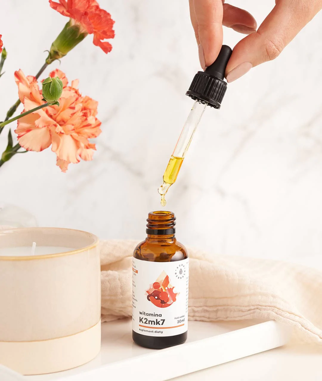 Vitamin K2 MK7 90 mcg, drops 30ml view