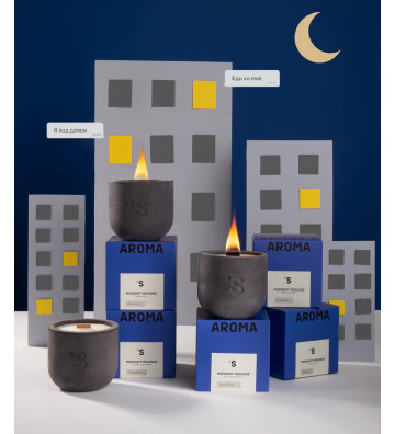 MIDNIGHT MESSAGE Love U 2 00:11 555g candle - Sister’s Aroma 2