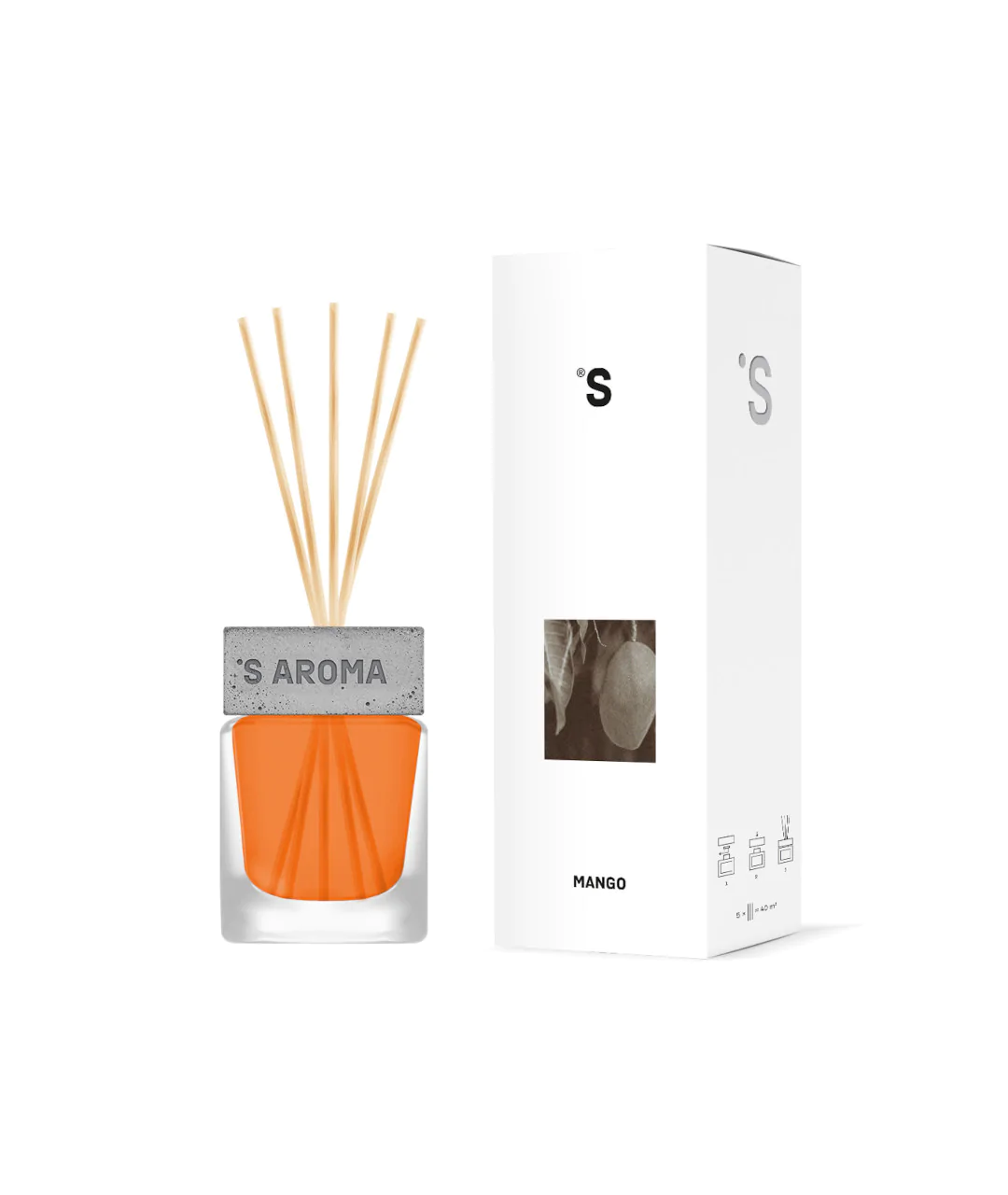 Mango fragrance diffuser 120 ml Mango fragrance diffuser 120 ml