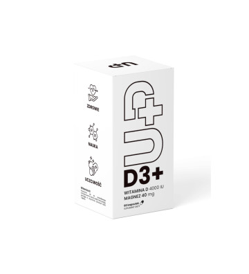 Suplement diety UP D3+ 60 kapsułek - Up Health Pharma 1