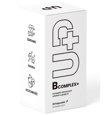 Suplement diety B COMPLEX+ zbliżenie