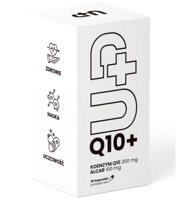 Dietary supplement UP Q10+ close-up