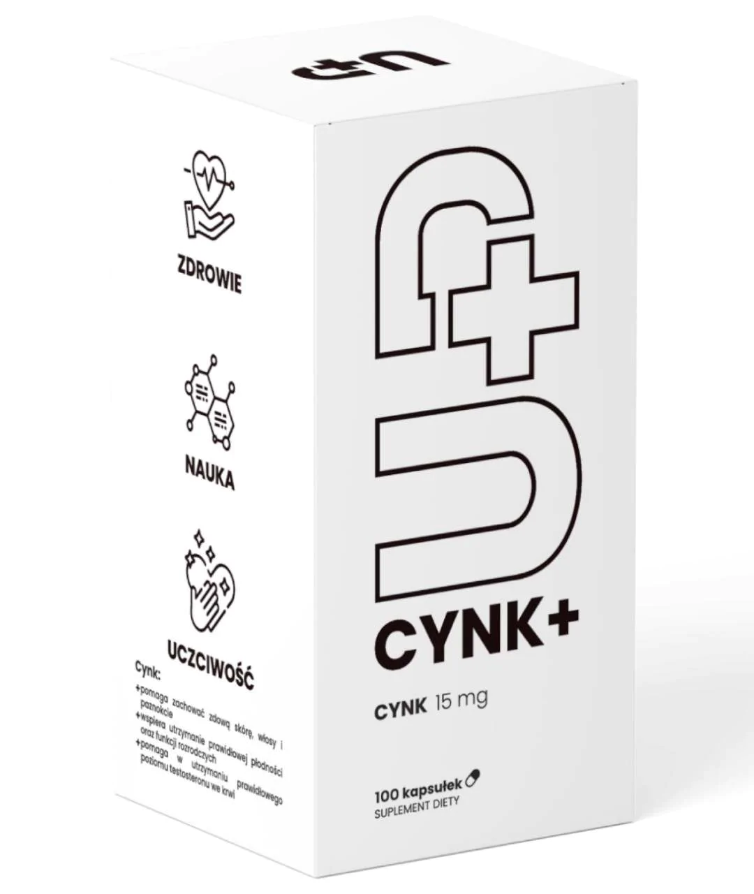 Suplement diety UP CYNK+ zbliżenie