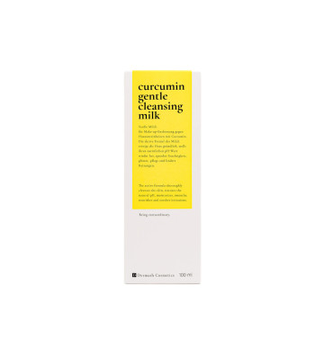 Gentle makeup remover milk against imperfections with curcumin 100ml - Dermash Cosmetics