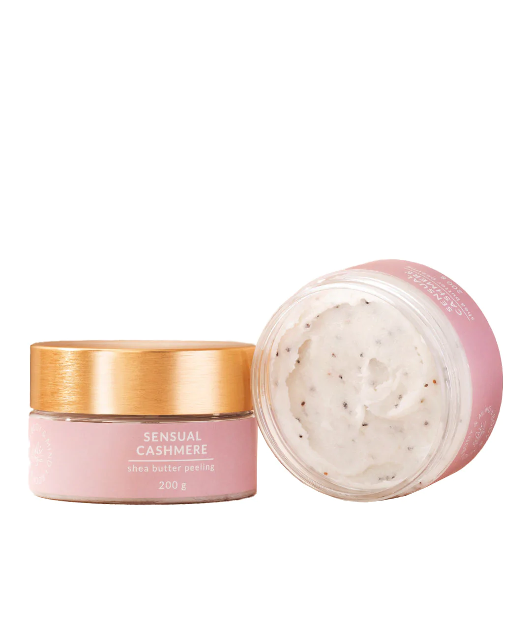 Sensual Cashmere Shea Butter Peeling - peeling solny do ciała i dłoni 200g Sensual Cashmere Shea Butter Peeling - peeling solny do ciała i dłoni 200g