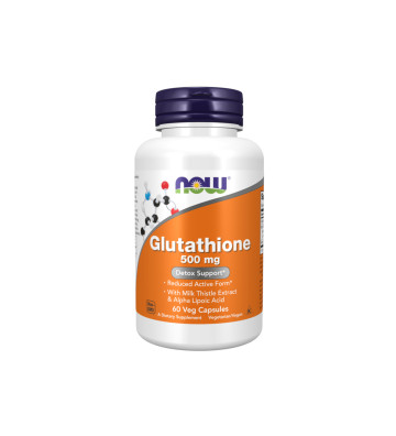 Glutathione 500 mg with Thistle and Alpha-Lipoic Acid - NOW Foods