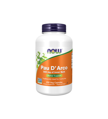 Pau D'Arco 500 mg 250 szt. - NOW Foods 1
