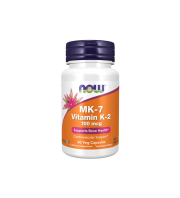 Vitamin K2 (MK-7) 100 µg 60 - NOW Foods 1