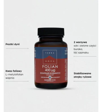 Dietary supplement Folate 400 µg 50 -  2