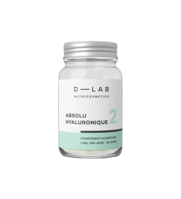 Kwas Hialuronowy - Suplement diety poprawiający nawilżenie skóry 28 kapsułek - D-LAB 1