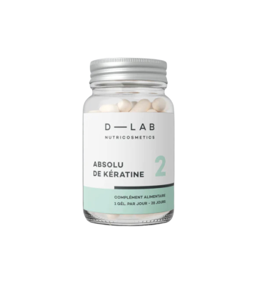 Czysta Keratyna - Suplement diety na wzmocnienie włosów 28 kapsułek - D-LAB 4