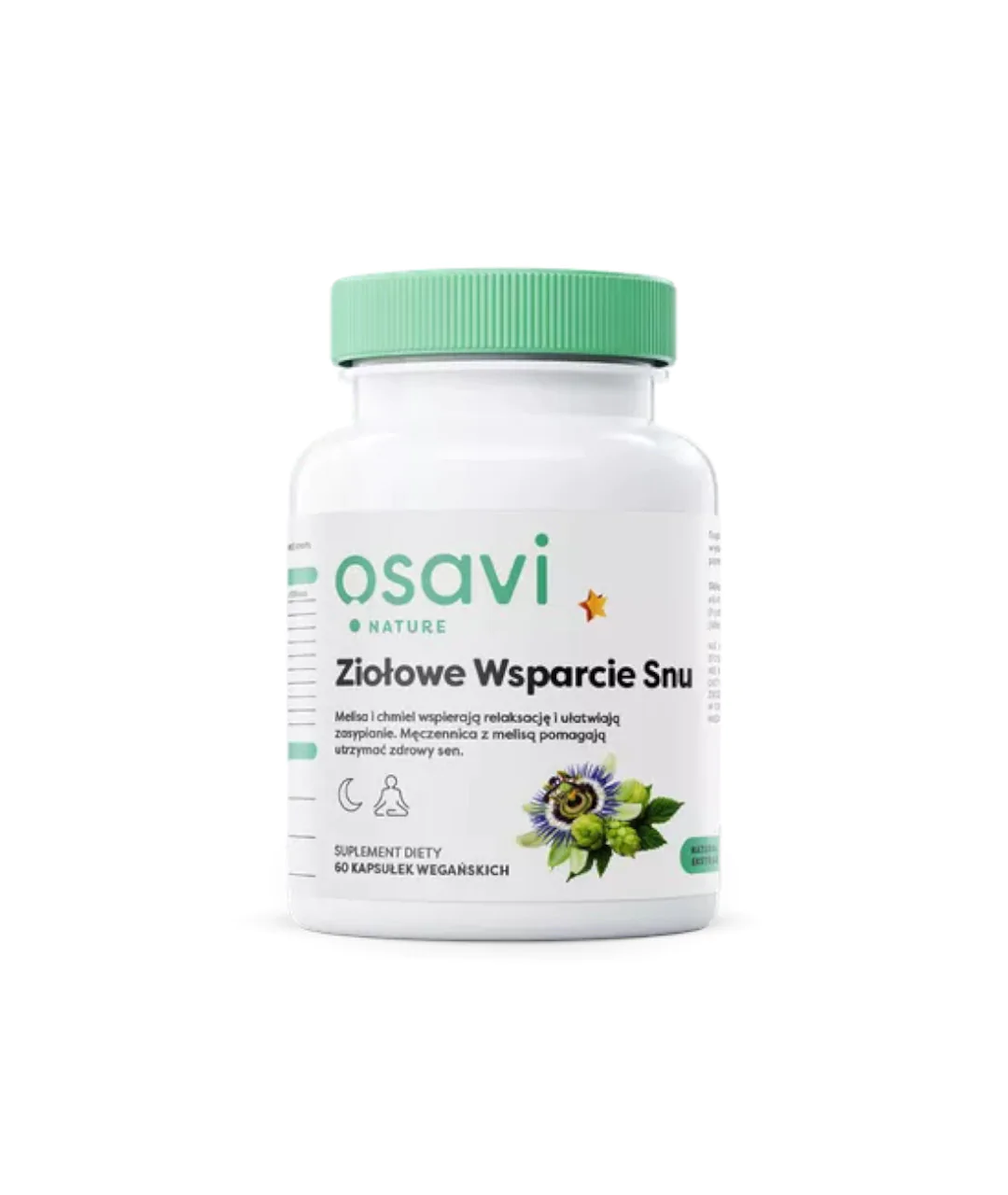 Herbal Sleep Support (Melatonin Free) dietary supplement - 60 vegan capsules