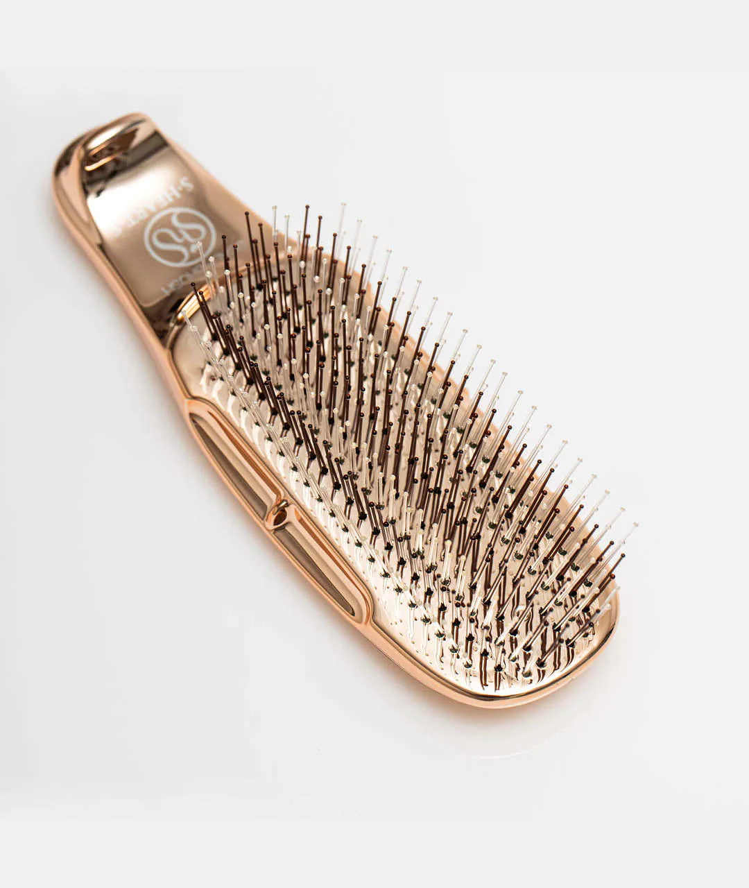 Scalp Brush World Model Short 376 włókna Różowe złoto opakowanie