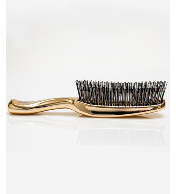 Scalp Brush World Model Premium Long in tube 576 HAIR Champagne gold - S Heart S 4