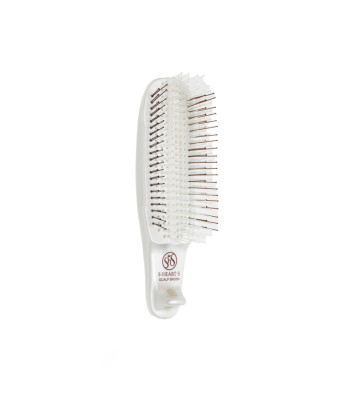 Scalp Brush Com Normal Short 376 HAIR White Pearl - S Heart S 1