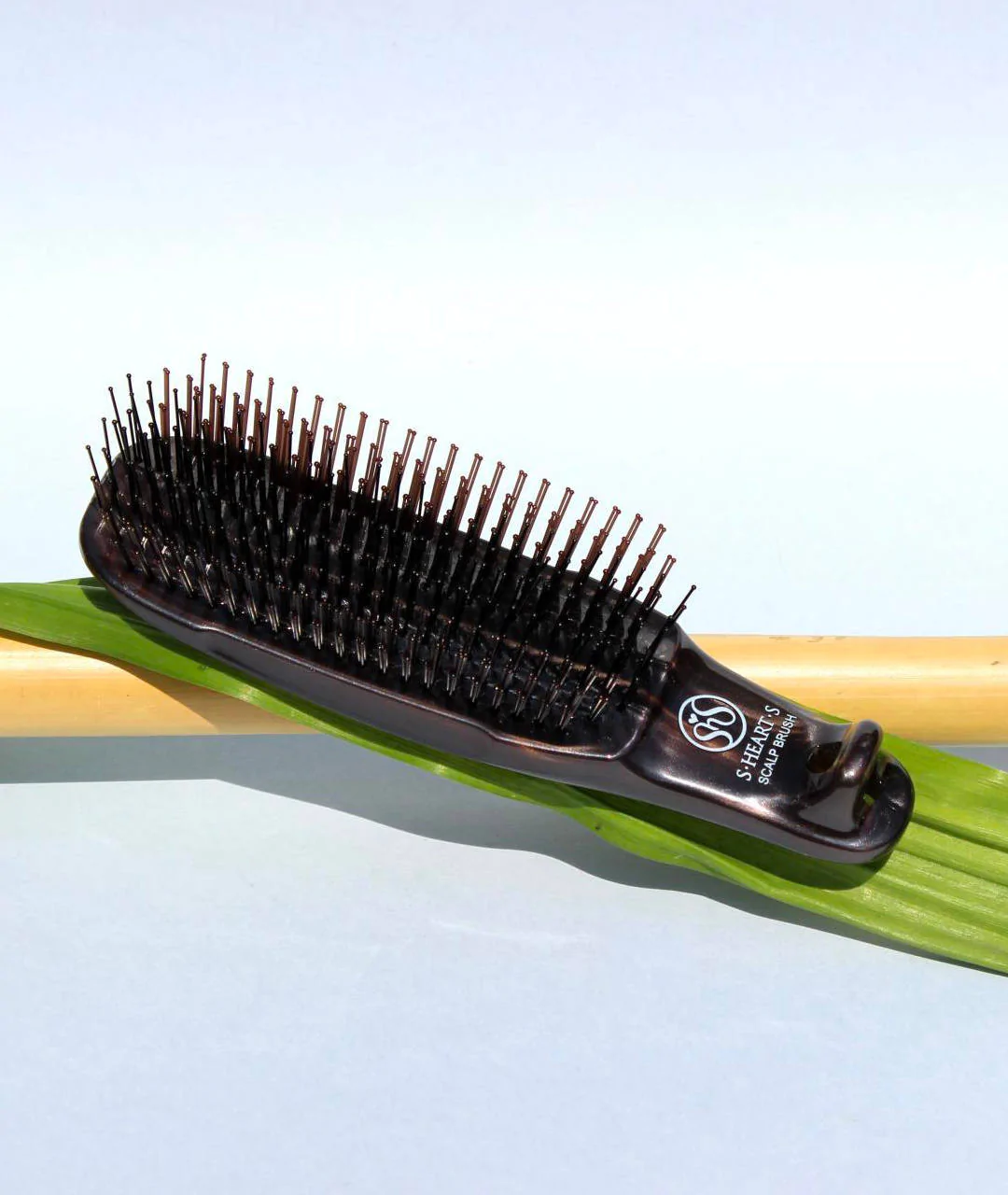 Scalp Brush Com Hard Short 552 WŁÓKNA Czekoladowy opakowanie z daleka