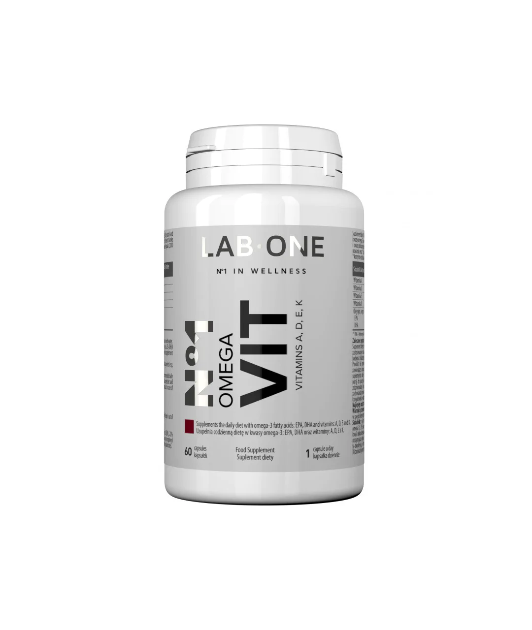 N°1 Omega VIT 60 kapsułek opakowanie N°1 Omega VIT 60 kapsułek opakowanie