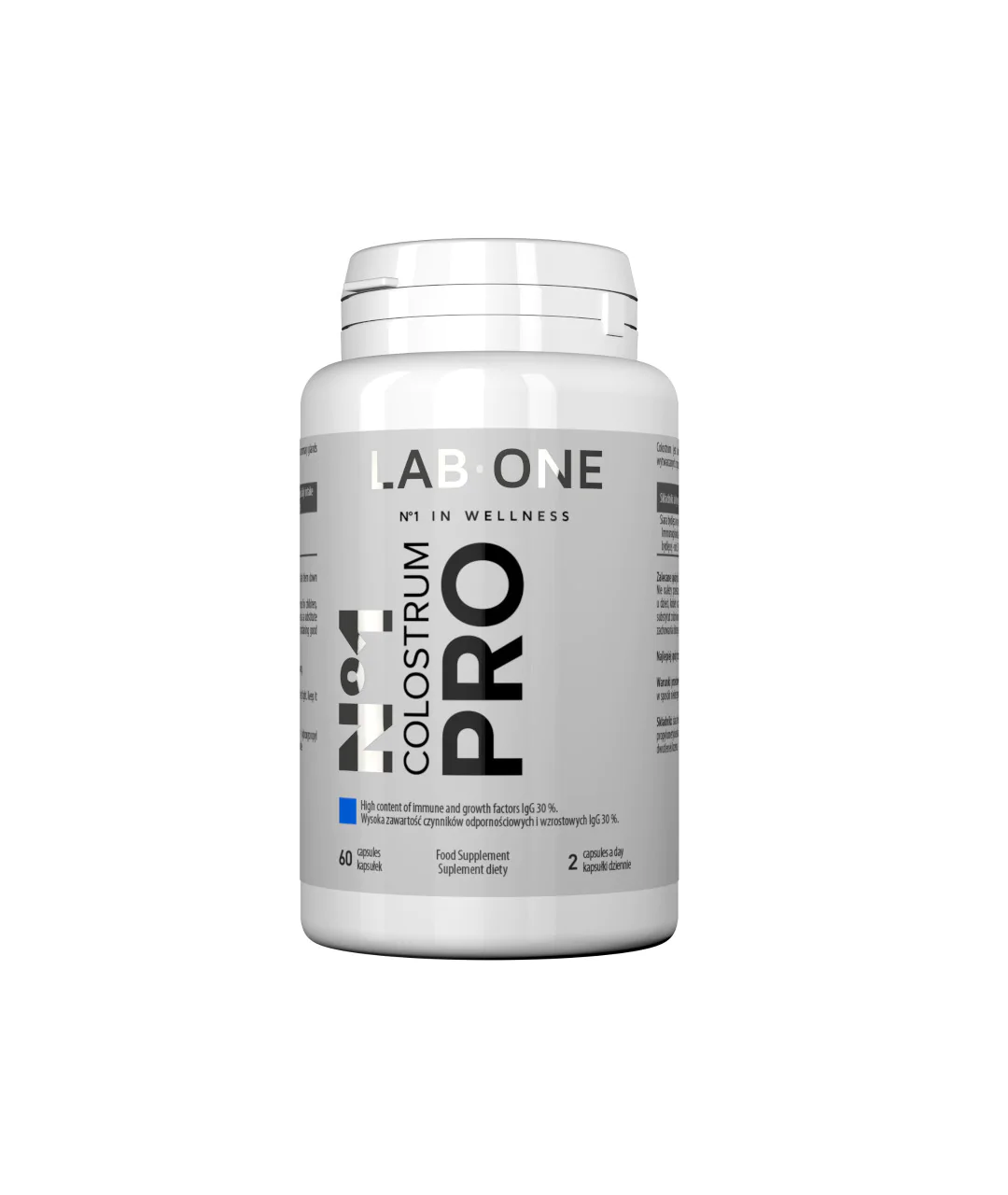 N°1 Colostrum PRO 60 kapsułek opakowanie N°1 Colostrum PRO 60 kapsułek opakowanie