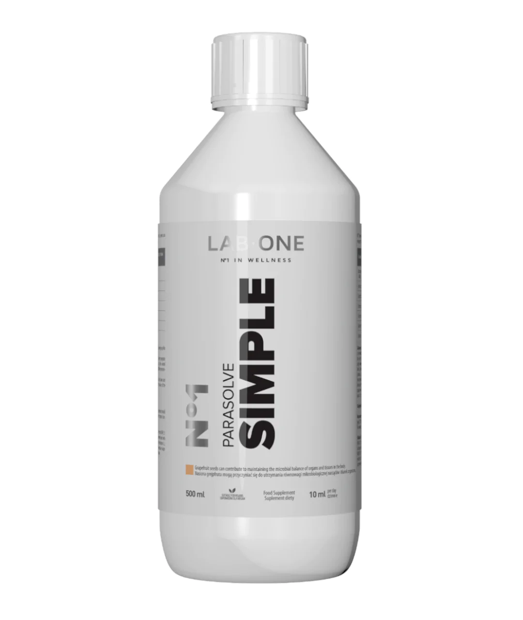 N°1 Parasolve SIMPLE 500 ml pack.