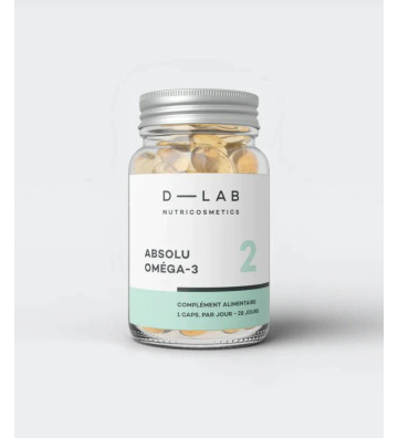 Kwasy Omega-3 - Suplement diety 28 kapsułek - D-LAB 2