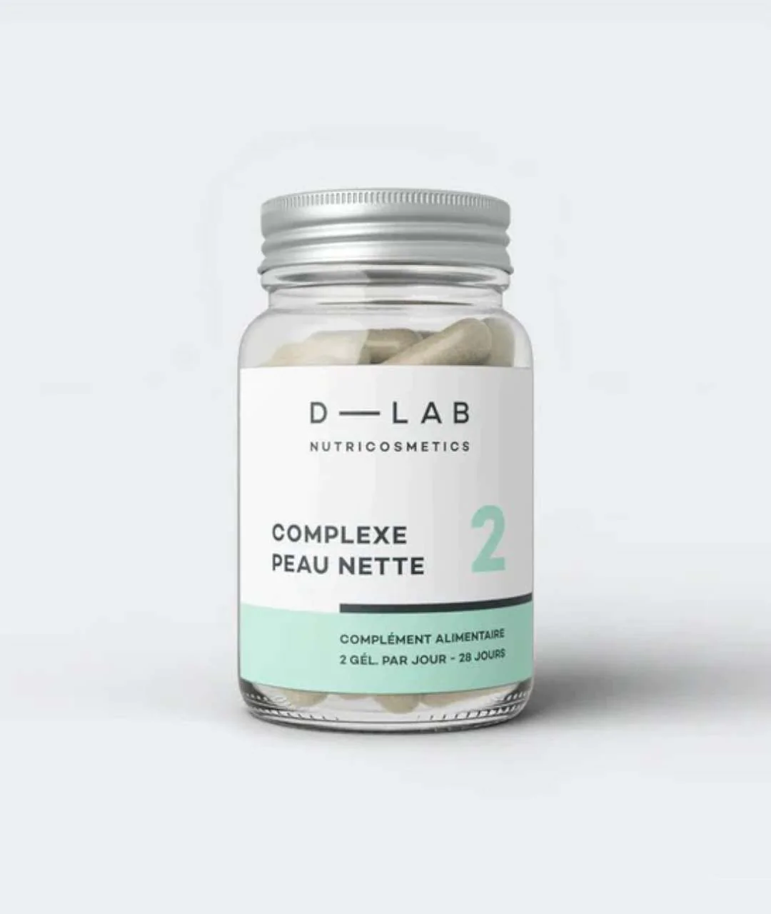 Clear Skin Complex 56 kapsułek na szarym tle