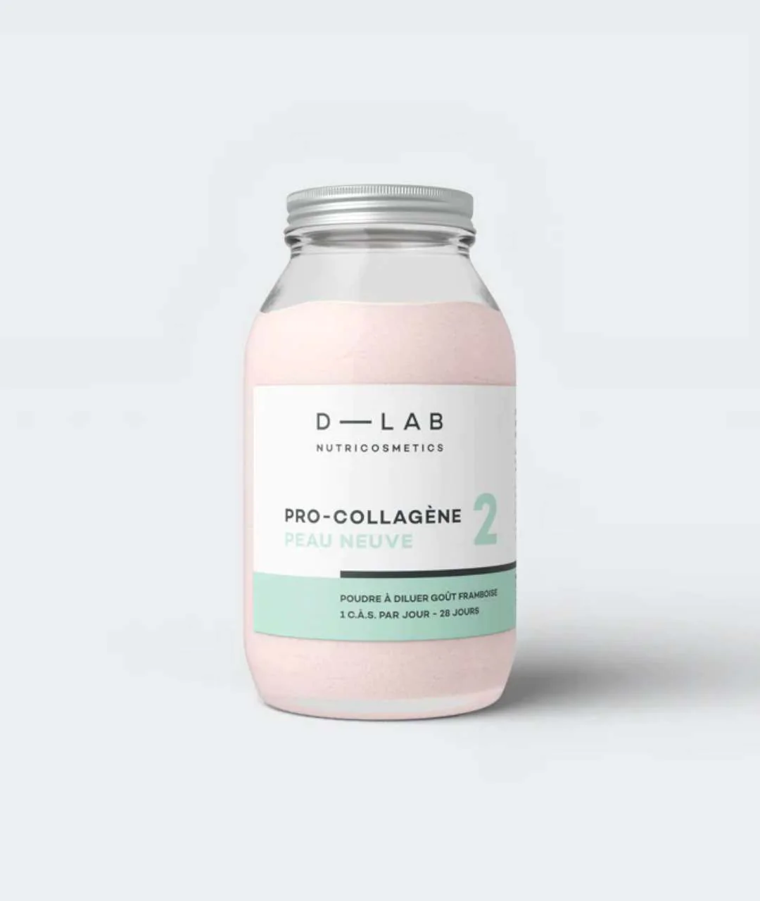 Pro-Collagen - New Skin on a Gray Background