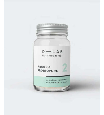 Czyste Probiotyki - Suplement diety wspierający układ trawienny 28 kapsułek - D-LAB 2