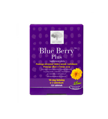 Suplement diety Blue Berry Plus 120 szt. - New Nordic 1