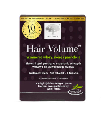 Hair Volume 90 + 15 tab  opakowanie