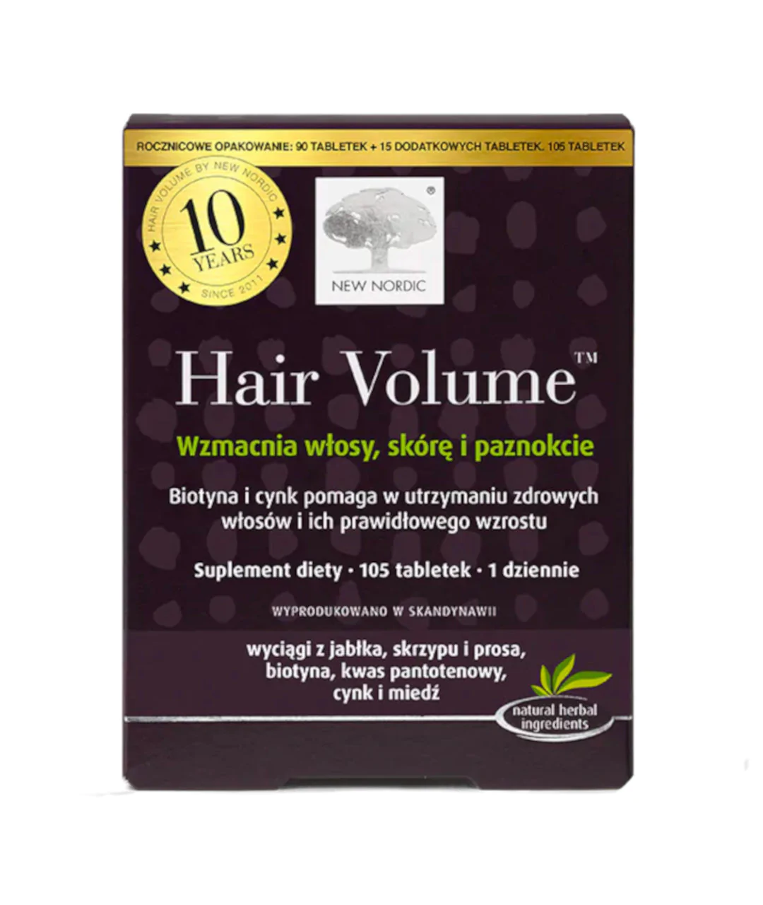 Hair Volume 90 + 15 tab pack