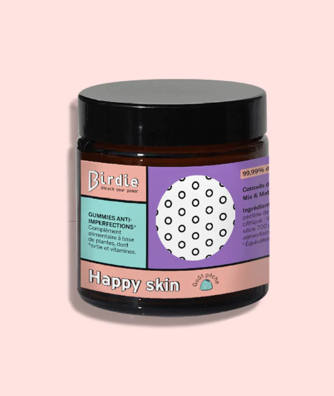 Suplement diety Happy Skin 30 żelków  opakowanie - wizualizacja
