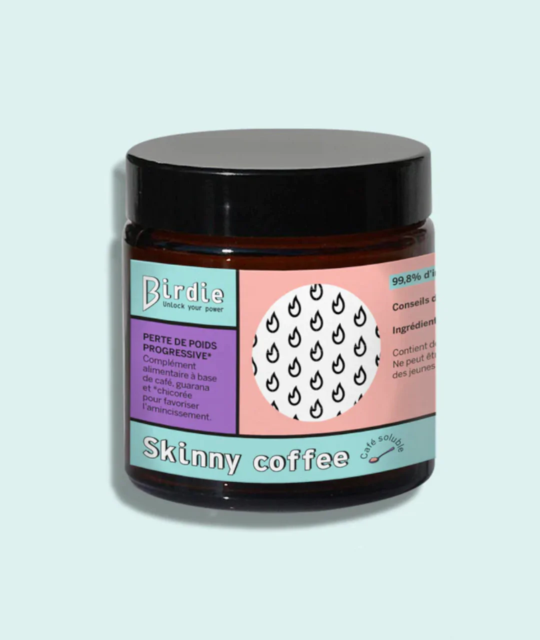 Suplement diety Skinny coffee 75 g  opakowanie - wizualizacja